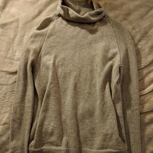 Theory 100% Cashmere Cowl Neck Sweater - POCKETS!!